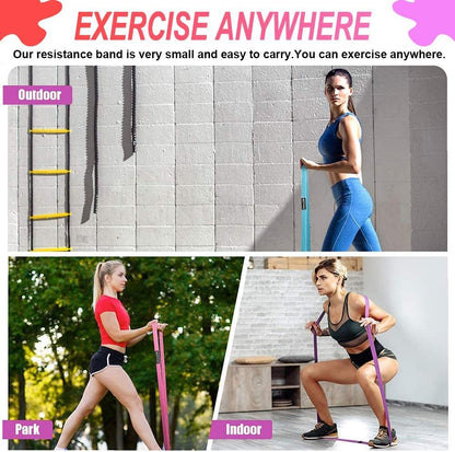 Long Textile Resistance Bands (Set of 3)