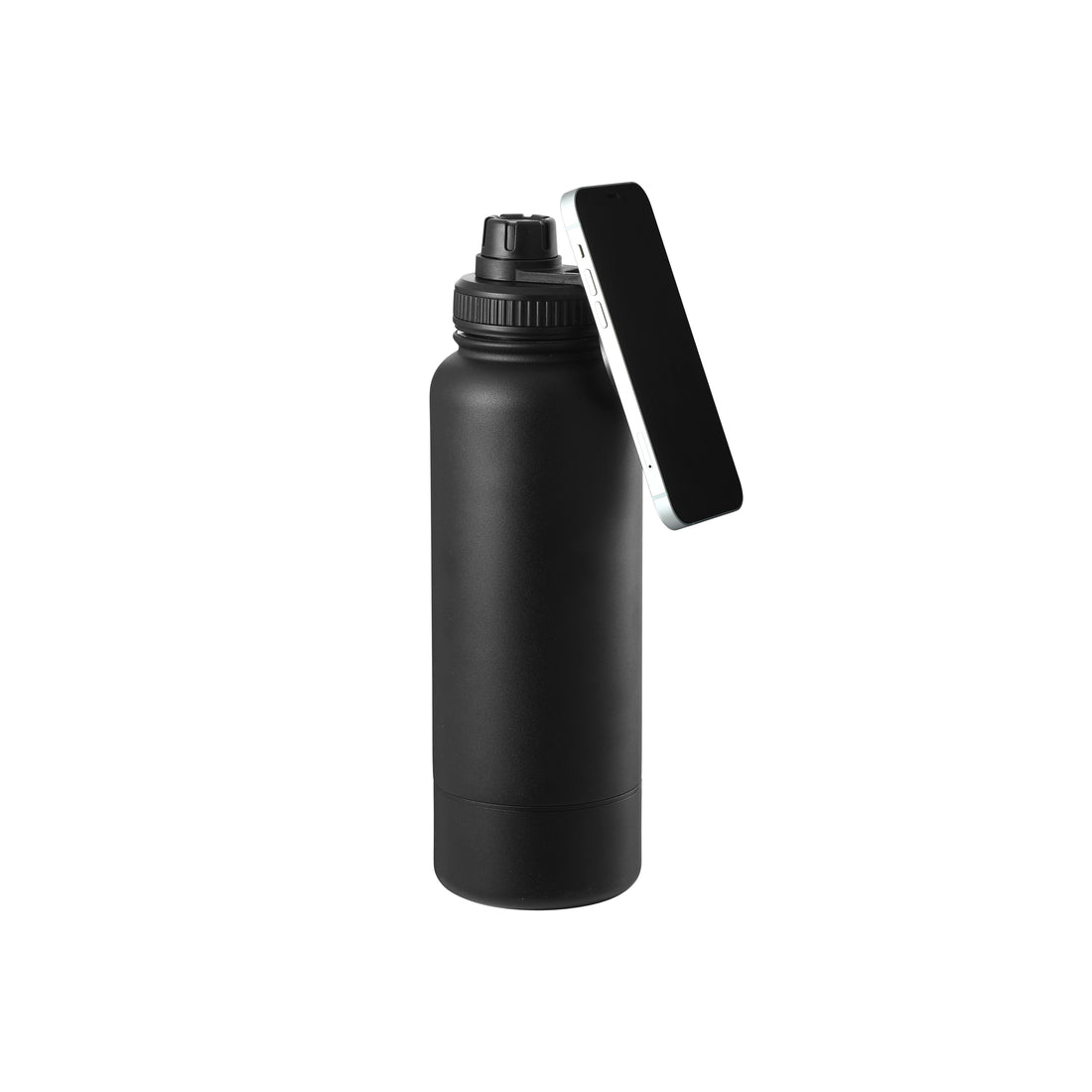 Insulated Water Bottle — Magnetic Phone Mount
