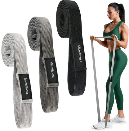 Long Textile Resistance Bands (Set of 3)